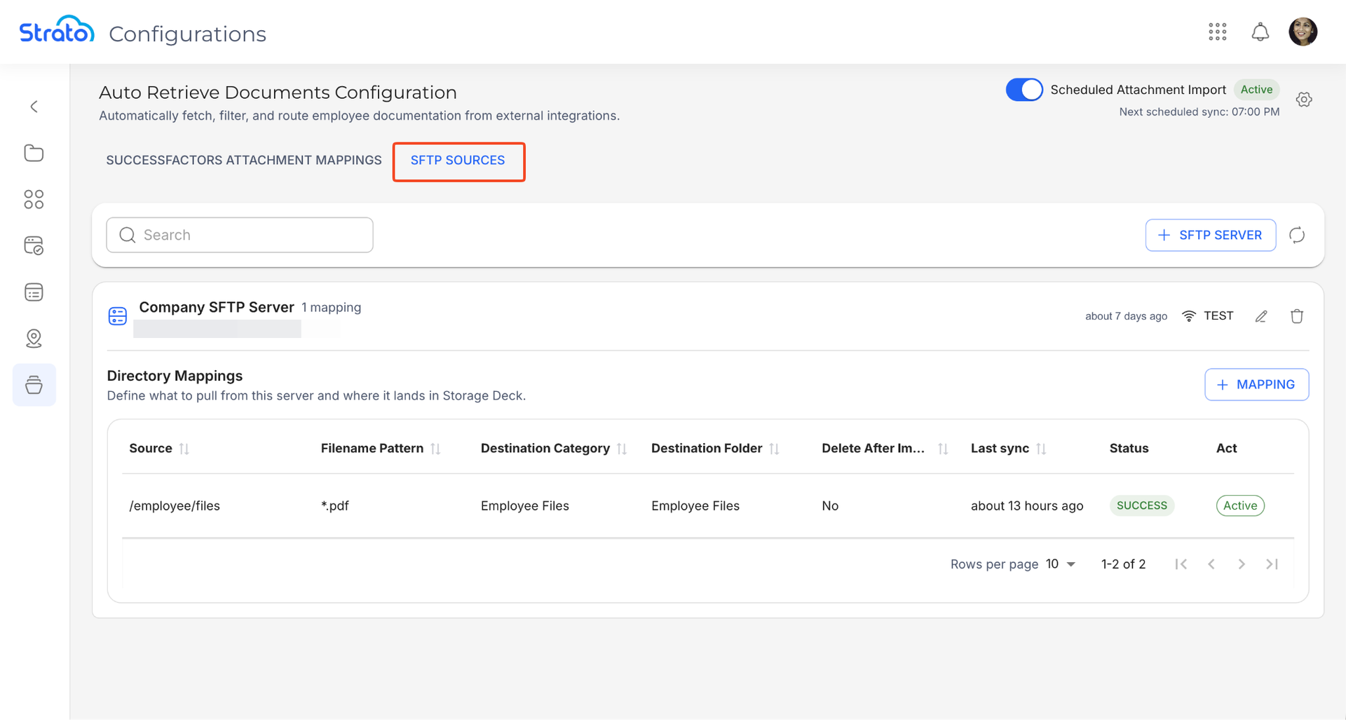 New Feature - Auto Retrieve Documents from SFTP | HR Document ...